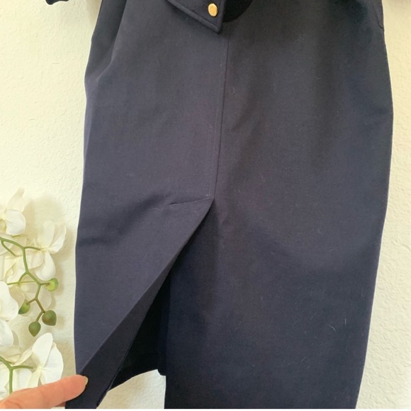 Burberry Vintage Wool Trench Coat   Double-Breasted Design 12 - Picture 6 of 15